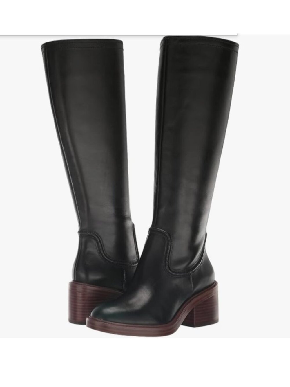 Vince Camuto Vuliann Knee High Leather Boots 10M
